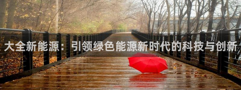 众腾娱乐app：大全新能源：引领绿色能源