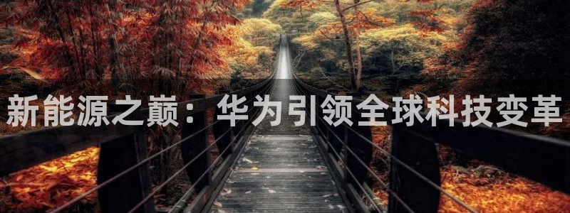 众腾娱乐app:新能源之巅:华为引领全球科技变革